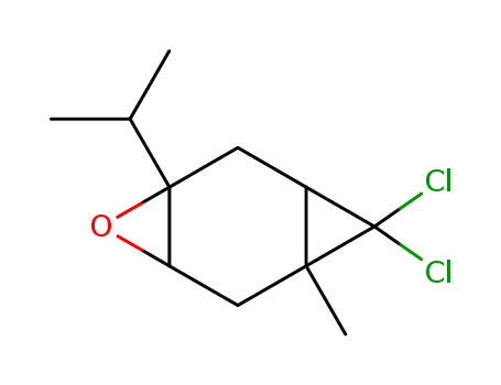 7,7-dichloro-3,4-epoxy-4-isopropyl-1-methylbicyclo[4.1.0]heptane